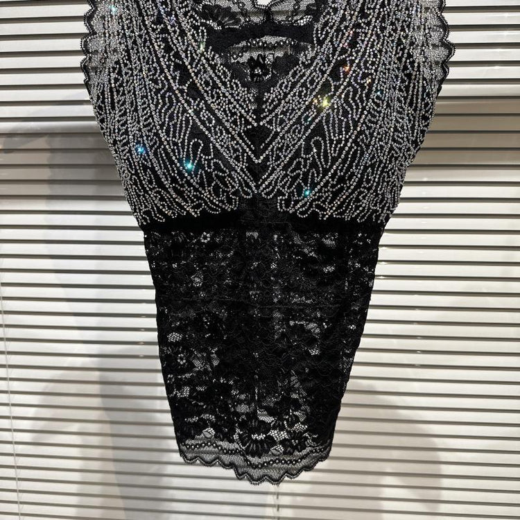 Rhinestone Rhinestones Lace Gouhua Chest Cushion Beauty hair & fashionfj