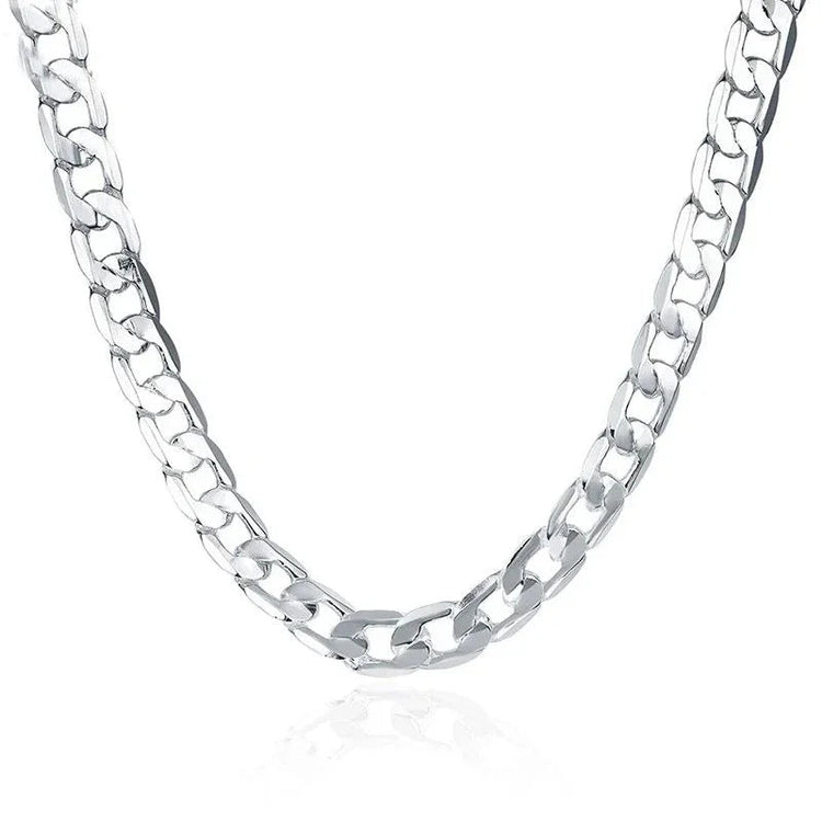 925 Sterling Silver Necklace For Men&