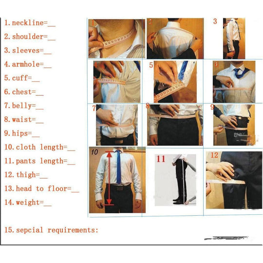 Elegant Men Suits Single Breasted Peak Lapel Slim Fit Male Clothing 2 Piece Jacket Pants Sets Formal Prom Party Costume Homme Beauty hair & fashionfj