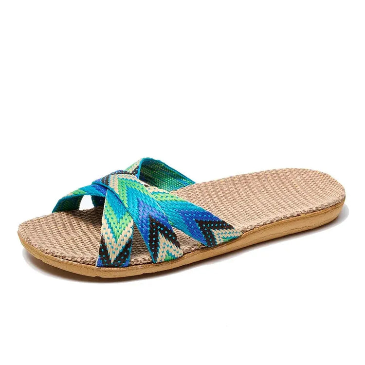 Indoor Slippers Women Home Shoes Lightweight Linen Couple Slippers Lightweight Home Slippers Beauty hair & fashionfj