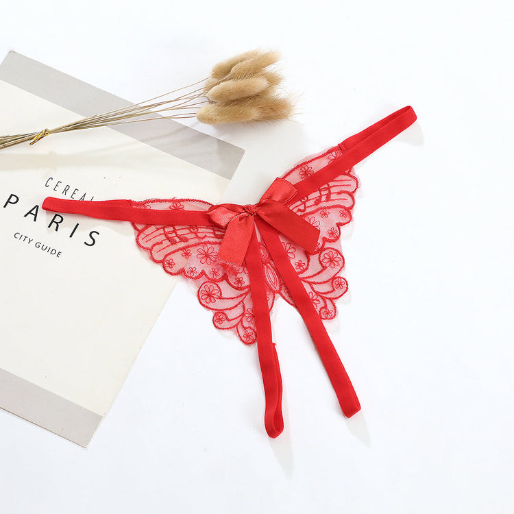 Ladies Fashion Personality Butterfly Embroidered Panties Beauty hair & fashionfj