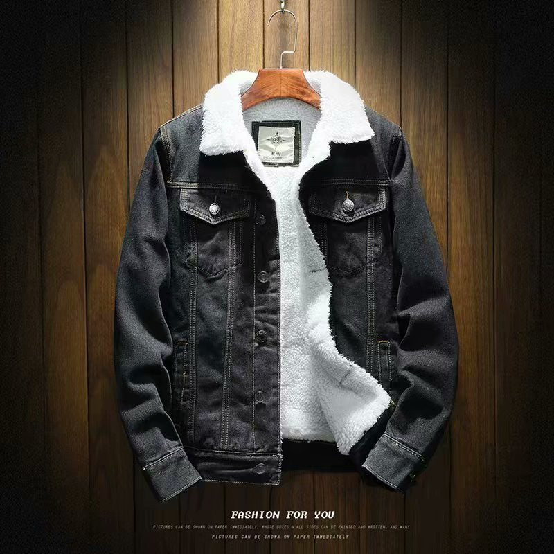 Men's winter denim cotton jacket Beauty hair & fashionfj
