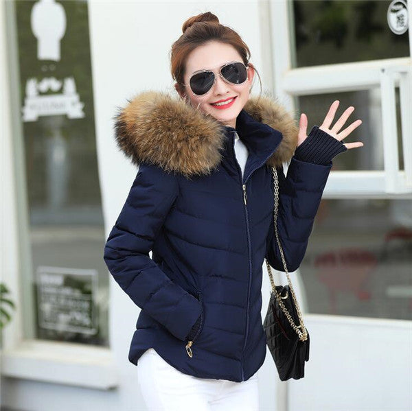 Brown Women'S Parka Jacket Winter Jacket Womens Parkas Beauty hair & fashionfj