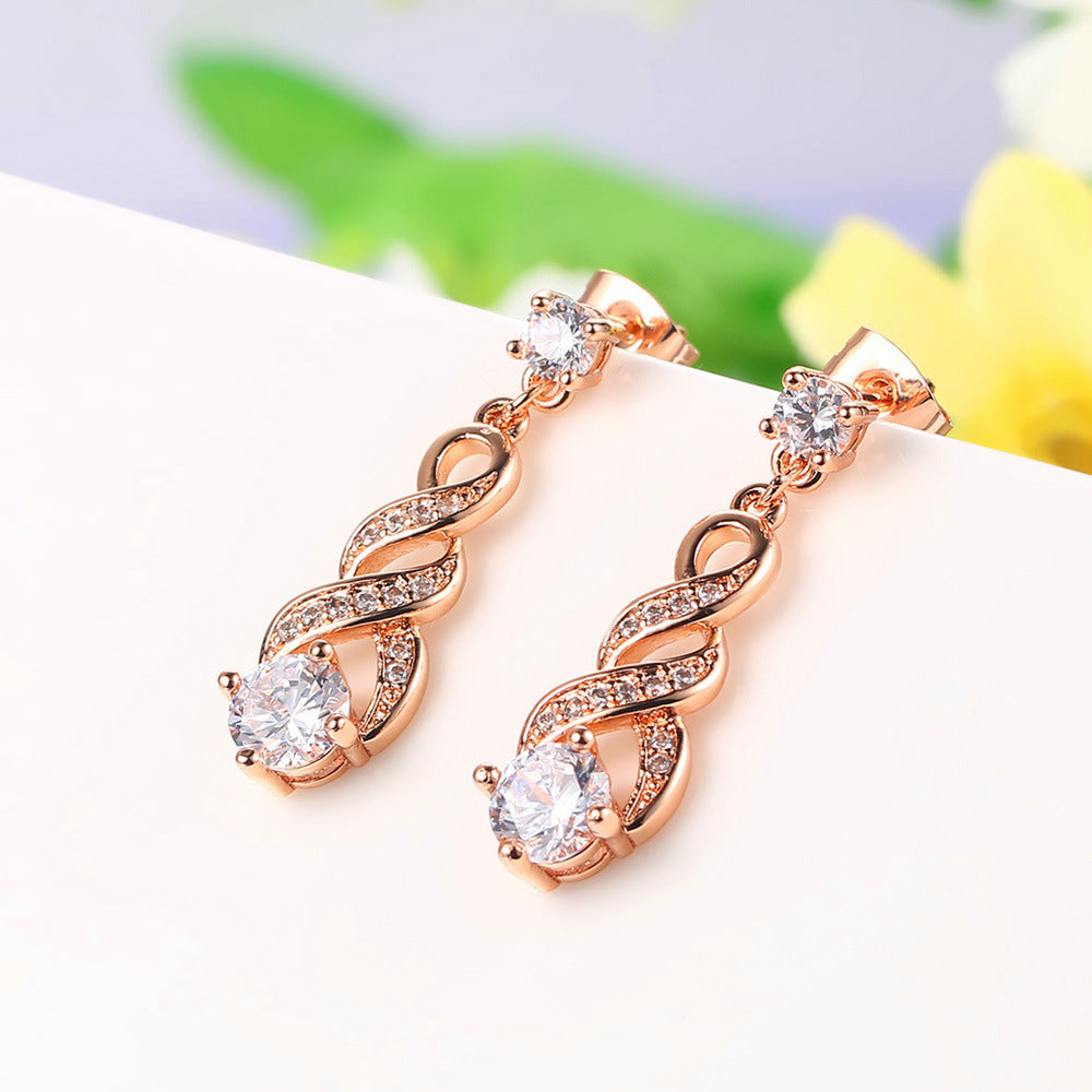 Ladies Autilite Gold Plated Earring Beauty hair & fashionfj