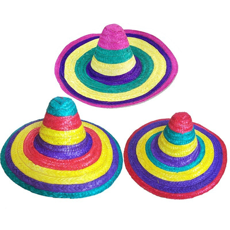 Halloween masquerade rainbow hat