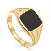 Titanium steel plated gold ring for women Beauty hair & fashionfj