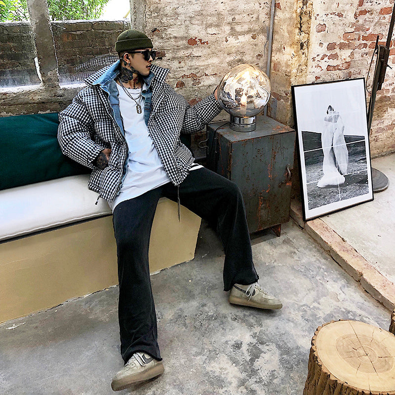 Korean winter padded jacket boys trendy padded jacket Beauty hair & fashionfj