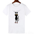black cat ladies T-shirt Beauty hair & fashionfj