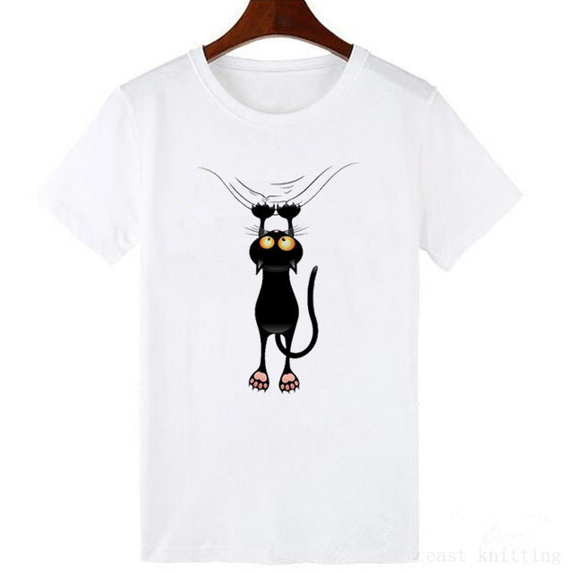 black cat ladies T-shirt Beauty hair & fashionfj