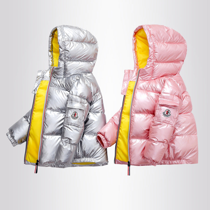 Children's shiny down jacket winter down jacket Beauty hair & fashionfj