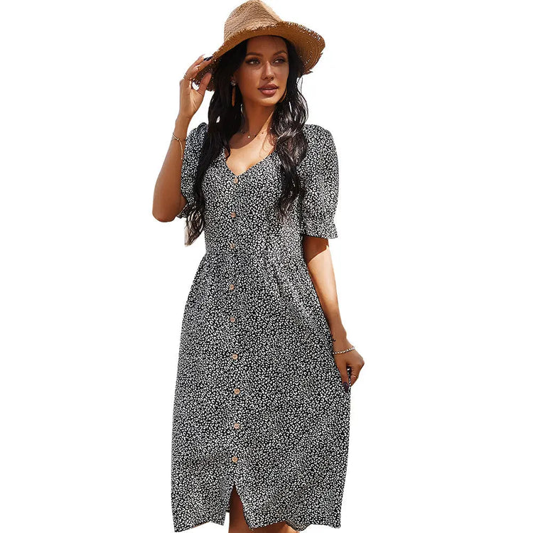 Fashion Sexy Dress Casual Vacation Style Women&