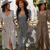 Fashion Sexy Dress Casual Vacation Style Women&