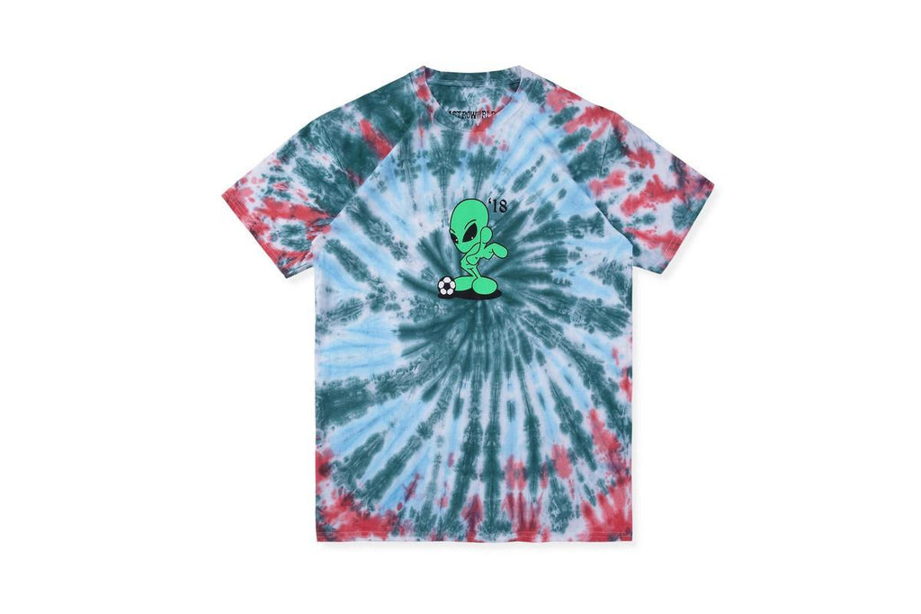 Alien Football Tie Dye Men's and Women's Casual Short Sleeve T-Shirt Beauty hair & fashionfj