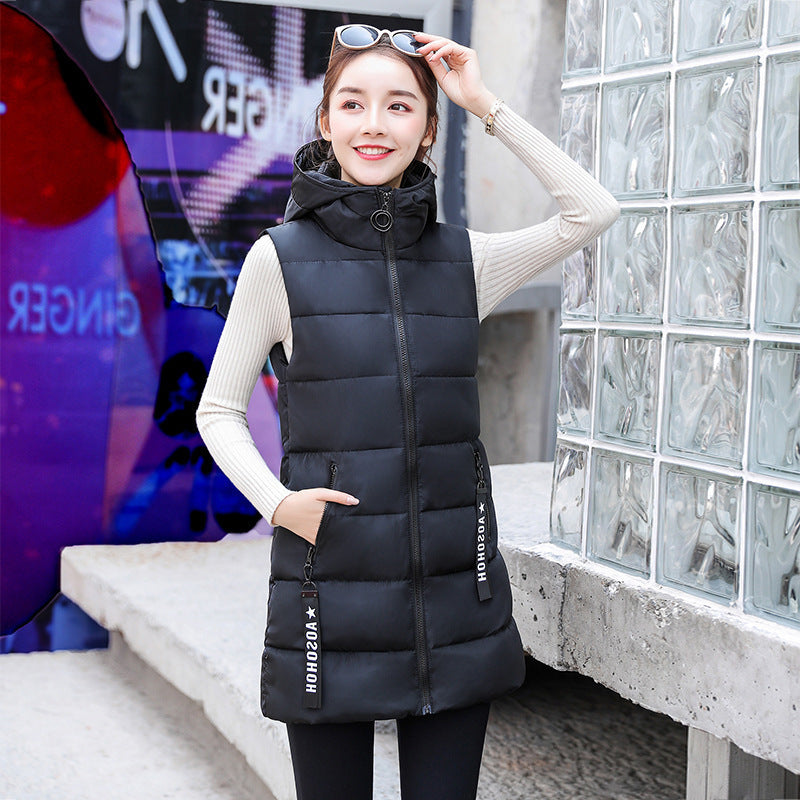 Autumn Winter Vest Down Cotton Jacket Jacket Lady Beauty hair & fashionfj