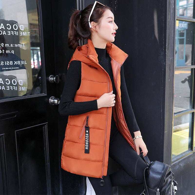 Autumn Winter Vest Down Cotton Jacket Jacket Lady Beauty hair & fashionfj