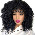 Manufacturers Supply European And American Wigs, African Short Curly Hair Female Wigs, Fluffy Small Curly Bangs, Long Curly Hair Wigs, Wigs Beauty hair & fashionfj