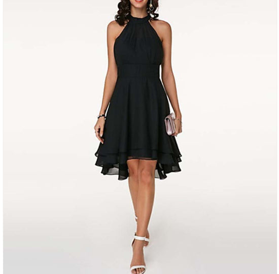 Ladies Banquet Dress Ladies Dinner Chiffon Dress Skier