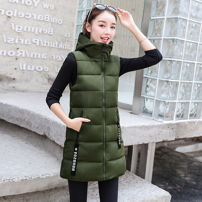Autumn Winter Vest Down Cotton Jacket Jacket Lady Beauty hair & fashionfj