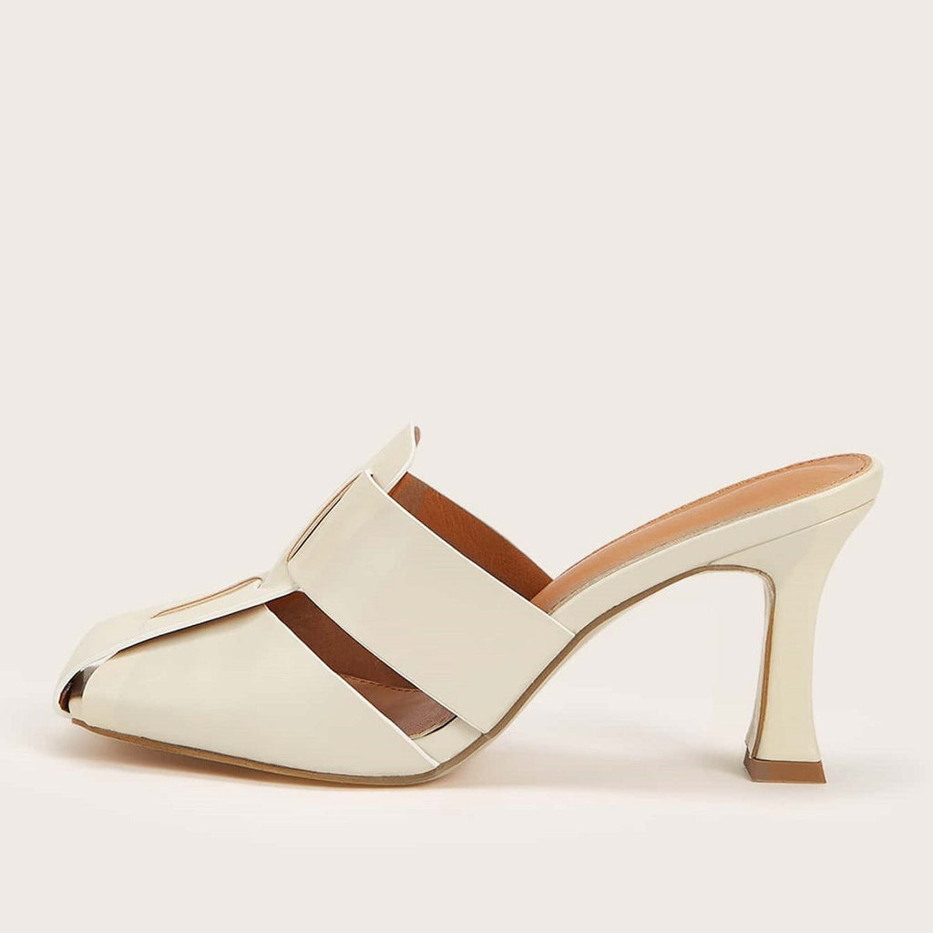 Fashion Woven Shoe Upper Mid Heel Sandals And Slippers Women Beauty hair & fashionfj