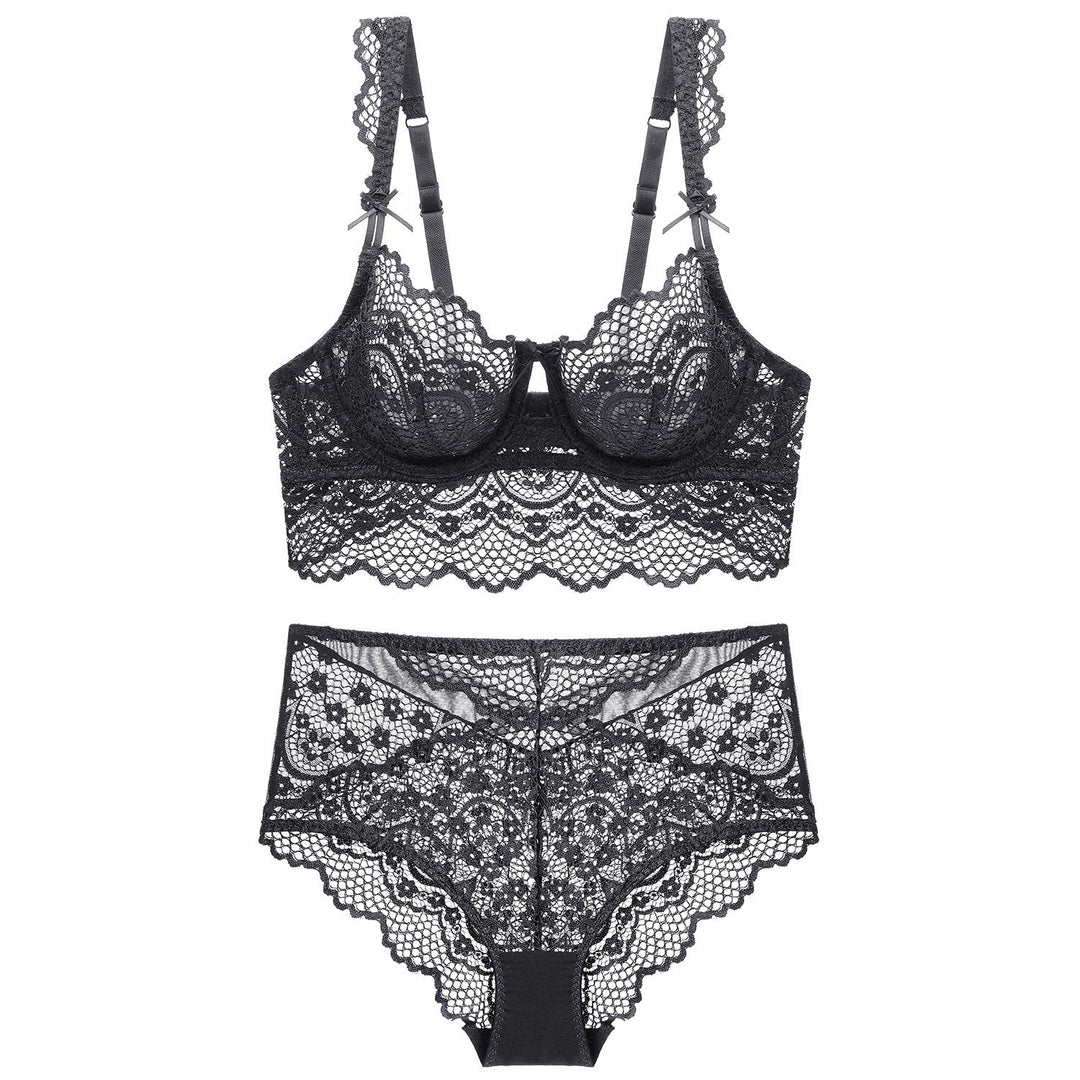 Blue Ladies Bra And Panties Set Beauty hair & fashionfj