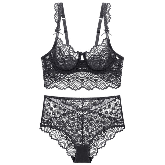Blue Ladies Bra And Panties Set Beauty hair & fashionfj