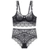 Blue Ladies Bra And Panties Set Beauty hair & fashionfj