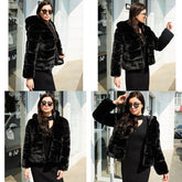 Winter Thick Warm Jacket Fake Fur Jacket Beauty hair & fashionfj