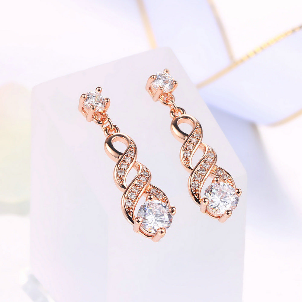 Ladies Autilite Gold Plated Earring Beauty hair & fashionfj