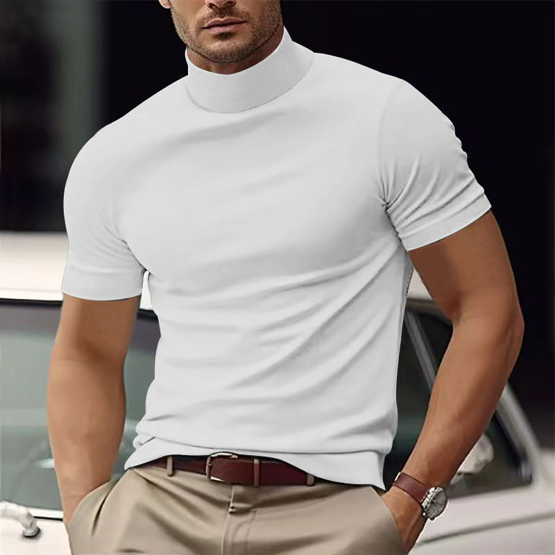 Summer New Men's Casual T-shirt Beauty hair & fashionfj