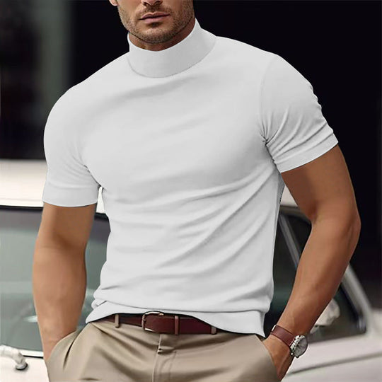 Summer New Men's Casual T-shirt Beauty hair & fashionfj