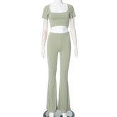 Comfortable Low Waist Elastic Navel Slightly Pull Slimming Suit Beauty hair & fashionfj