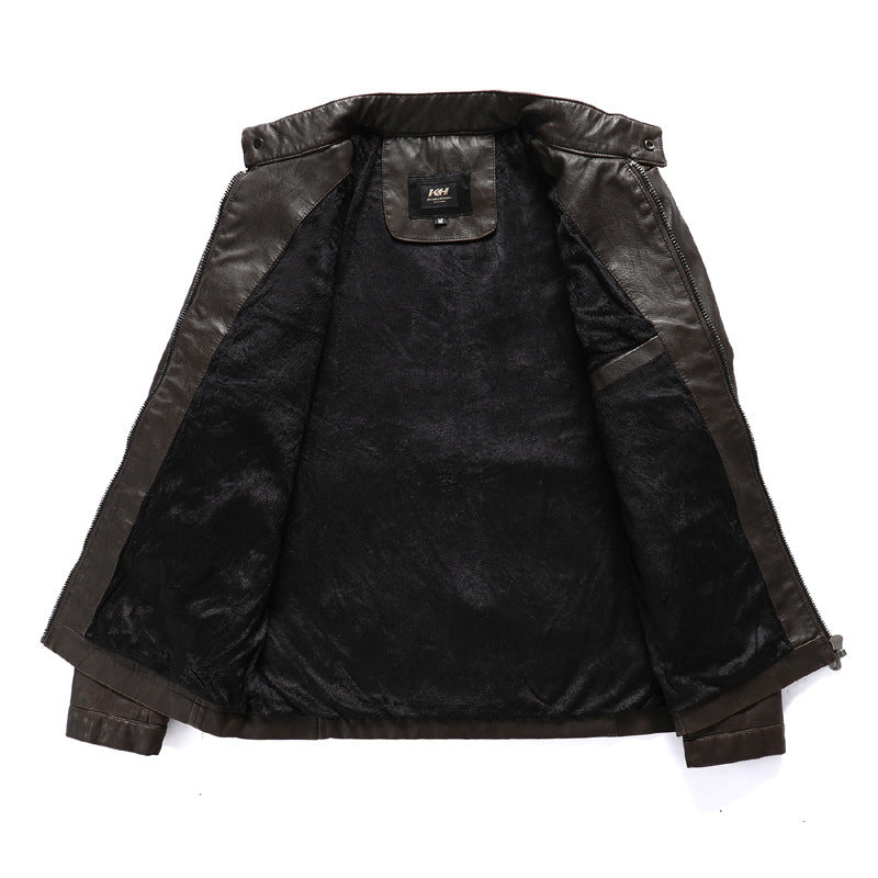 Leather PU jacket Beauty hair & fashionfj