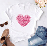 Personalized Letter Print Ladies T-shirt Beauty hair & fashionfj