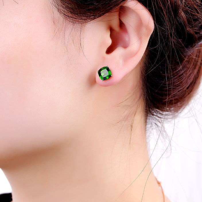 18K Rose Gold Stud Earrings Beauty hair & fashionfj