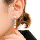Ladies Autilite Gold Plated Earring Beauty hair & fashionfj
