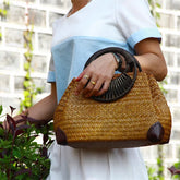 Straw bag women handbag hand bag Beauty hair & fashionfj