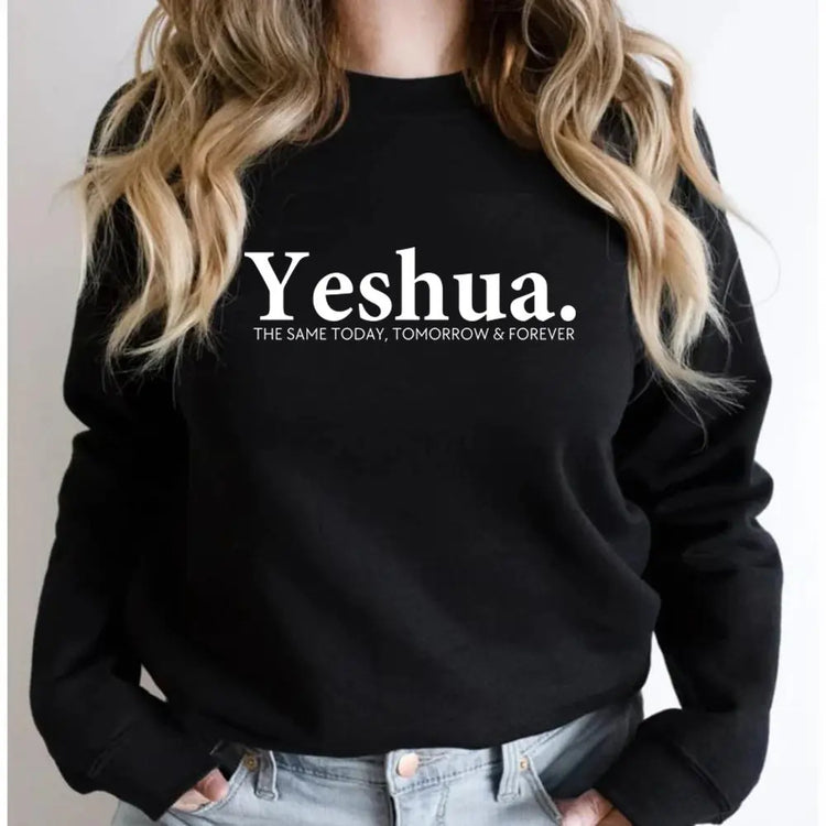 Vintage Yeshua Christian Sweatshirt Christian Apparel Faith Beauty hair & fashionfj