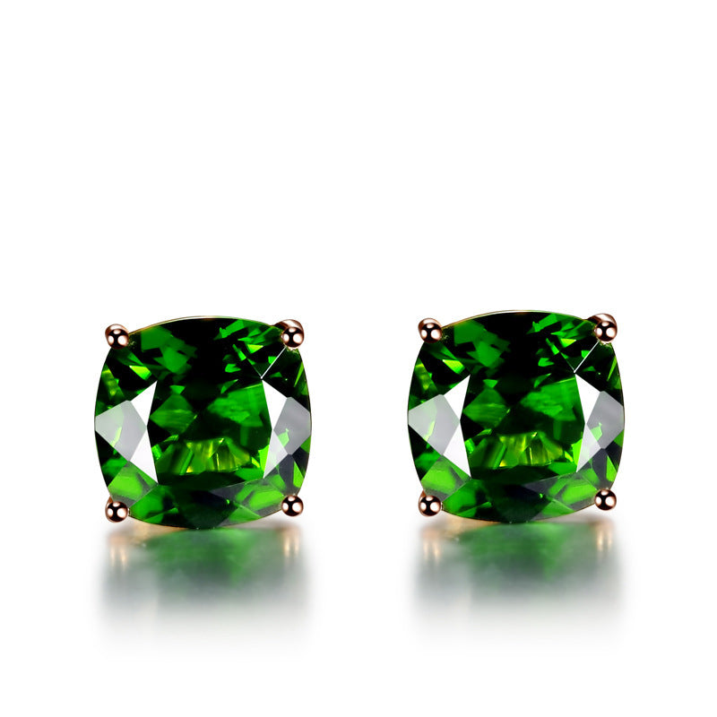 18K Rose Gold Stud Earrings Beauty hair & fashionfj
