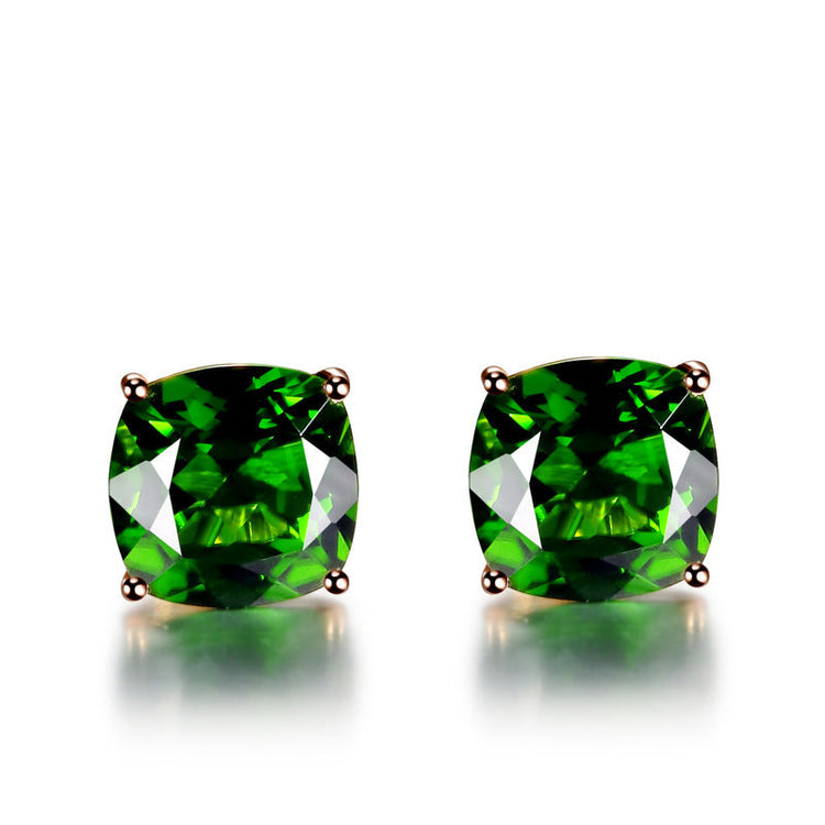 18K Rose Gold Stud Earrings Beauty hair & fashionfj