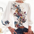 Printed casual women's flora T-shirt Beauty hair & fashionfj