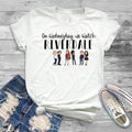 Ladies print T-shirt Beauty hair & fashionfj