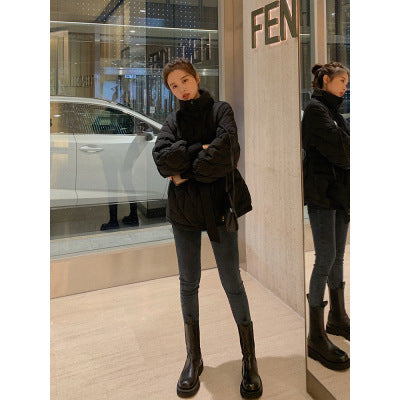 Lightweight Waist Korean Winter Jacket Short Bread Jacket Beauty hair & fashionfj