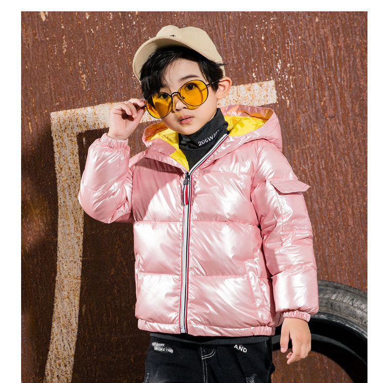 Children's shiny down jacket winter down jacket Beauty hair & fashionfj