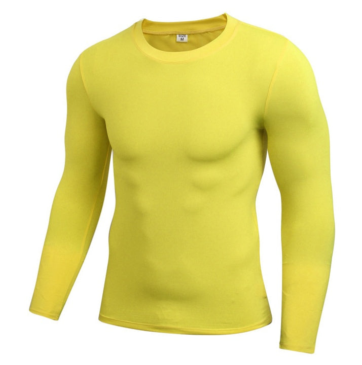 Men's Blank Long Sleeve Compression Top Beauty hair & fashionfj