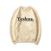 Vintage Yeshua Christian Sweatshirt Christian Apparel Faith Beauty hair & fashionfj