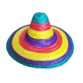 Halloween masquerade rainbow hat