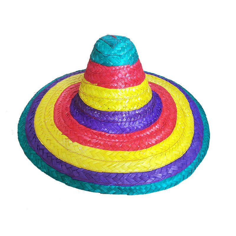 Halloween masquerade rainbow hat