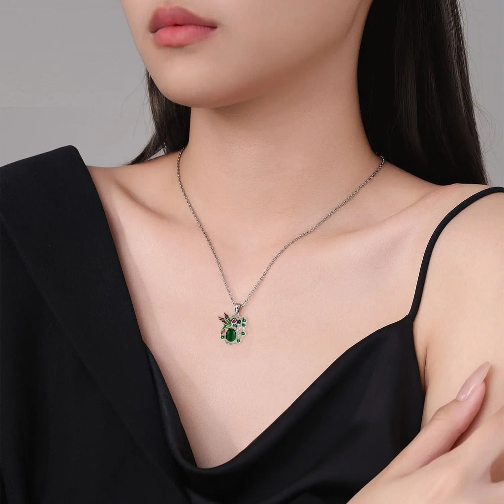 Hummingbird Necklace Women's Vintage Cross Chain Pendant Jewelry Beauty hair & fashionfj