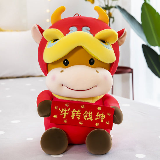 Plush Toys Turn Things Around The Zodiac Cow Doll