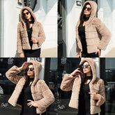 Winter Thick Warm Jacket Fake Fur Jacket Beauty hair & fashionfj